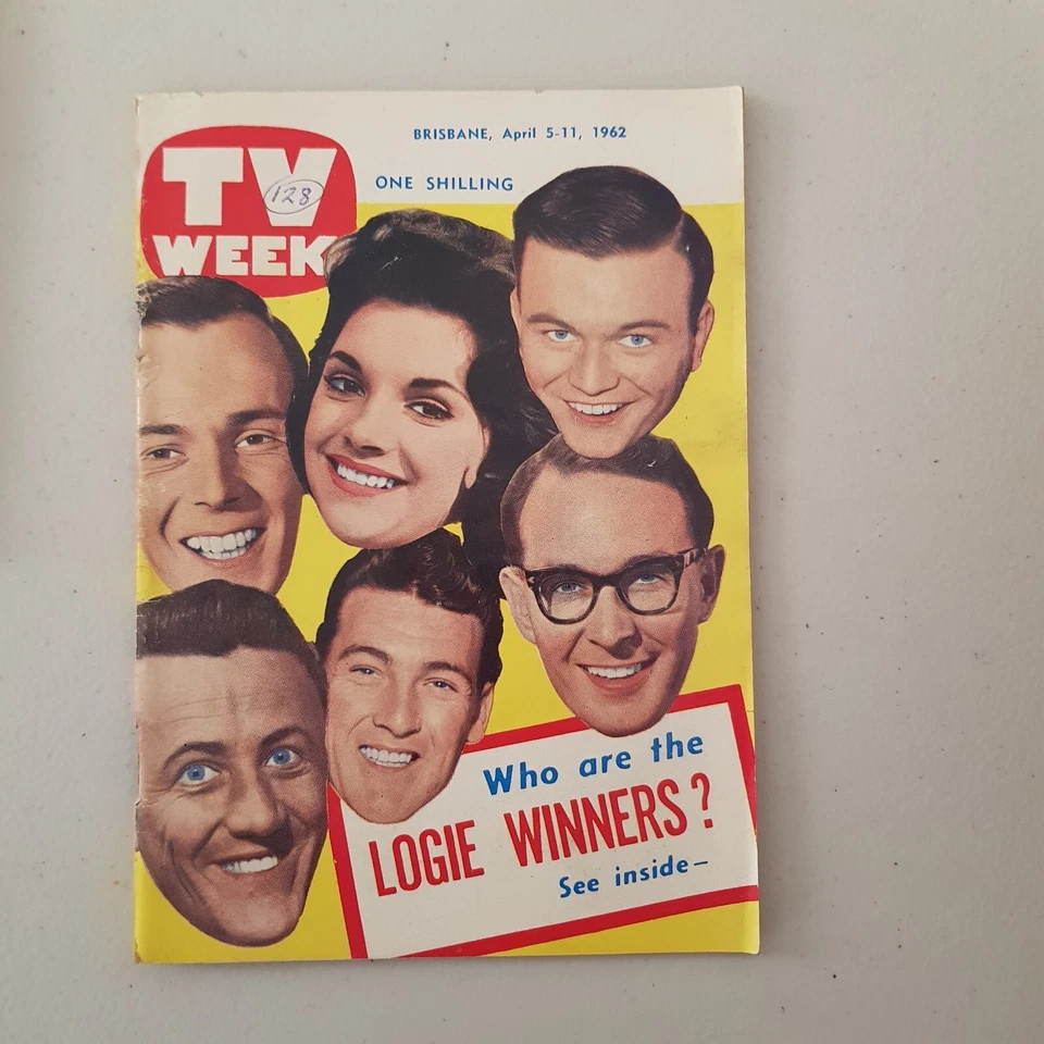 TV Week Brisbane April 5-11 1962 Who are The Logie Winners? - Image 1 of 1