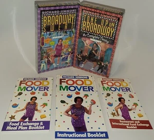 Richard Simmons Tone Up on Broadway & Broadway Sweat (VHS,2000) With 3 Booklets! - Picture 1 of 12