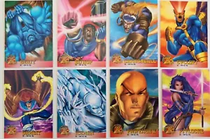 Fleer X-Men 1996 conjunto de 8: #2-10 excelente no consecutivo - Imagen 1 de 2