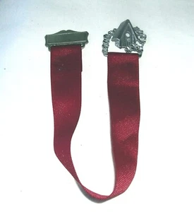 Vintage L C D Vogelhaus rotes Band, 12 Zoll LESEZEICHEN - Bild 1 von 5
