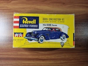 Vintage Revell Highway Pioneers 1936 Cord Phaeton – 1:32 Model Kit – US Classic - Picture 1 of 5