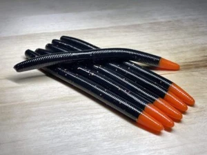 Louie's Lures - Eclipse w/ Orange Tip Stick Baits (6 Count) - Picture 1 of 2