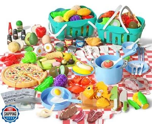 JokerKing 150Pcs Playset da Cucina, Accessori per Pentole Finte per Bambini - Foto 1 di 5