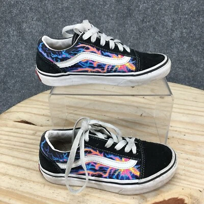 Vans Zapatos Juveniles 13 Old Skool Entrenadores Eléctricos Llama Tenis Negro Multicolor Foto 1 de 4