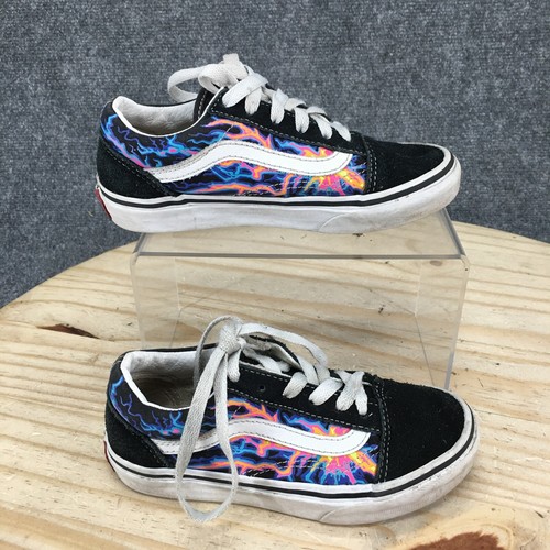 Scarpe Vans Youth 13 Oldol Skoolric Elect Flameers Snea Neroicolore