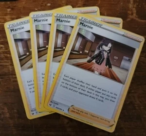 4x Marnie - NM 169/202 Playset Non Holo Deck Exclusive Pokemon Sword & Shield - Picture 1 of 2
