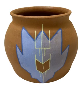 Vintage Signed Toehay Native American Indian Art Pottery Vase Kiowa Apache Pot - Picture 1 of 10
