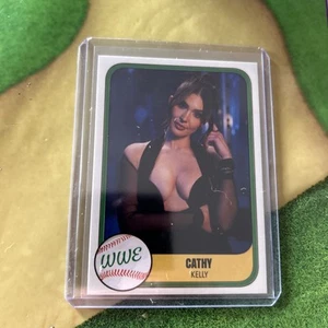 Cathy Kelly Sexy Custom Trading Card WWE - Picture 1 of 2