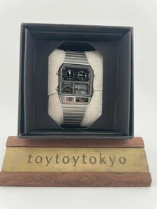 Citizen JG2101 78E Ana Digi Temp Reissue Silber Vintage Style Uhr Sammlerstück - Bild 1 von 9