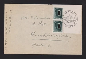 Carta DR MeF Mi.646 del bloque Bl.7 con SStp Berlín 1937 usada - Imagen 1 de 1