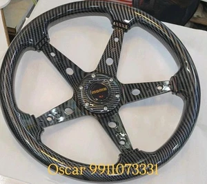 Carbon Fiber Golf Cart Steering Wheel For EZGO Club Car Yamaha, Adapter Needed - Picture 1 of 2