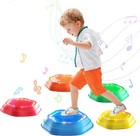 5erSet Balanciersteine für Kinder, mit Licht und Musik, rutschfest und stapel...