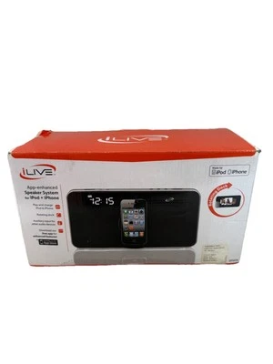 iLive ISP591B iPod iPhone Audio Speaker Dock App Enhanced - Image 1 of 4