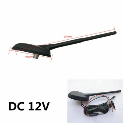 Antena amplificador navegación GPS radio FM/AM estéreo antenas montaje en techo coche 12V Foto 1 de 4