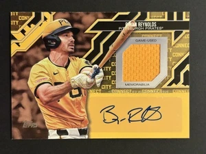 Bryan Reynolds (49/50) (1:21.091 Packs) (GOLD AUTO CITY CONNECT RELIC)2025 Topps - Bild 1 von 2
