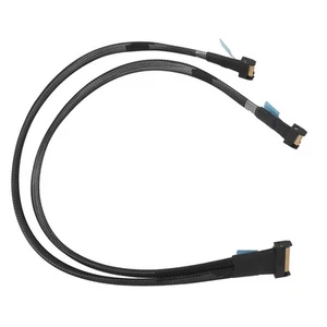 MCIO 8i 74Pin To 2 MCIO 4i 38Pin Cable 32GT/s 8 Channels PCIE5.0 MCIO X8 To 2 FY - Afbeelding 1 van 24
