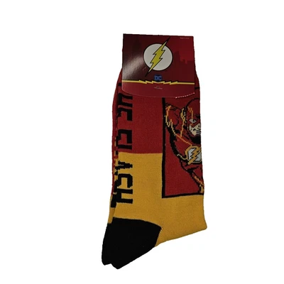 Nuevo con etiquetas Calcetines Crew Gráficos Novedad The Flash DC Comics Adulto Talla 10-13 Foto 1 de 4