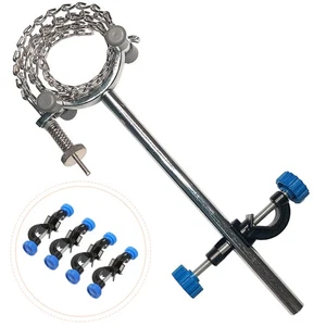 2 Stück Aluminium Kreuzclip Reagenzglas Klemmhalter Laborständer - Bild 1 von 12