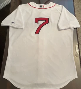 Camiseta Trot Nixon #7 Boston Red Sox Auténtica Sobre el Campo Majestuosa Casa 48/XL - Imagen 1 de 15
