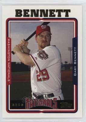 2005 Topps Washington Nationals Box Set Gary Bennett #15 - Image 1 of 2