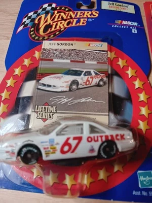 Jeff Gordon Combo Busch Series Lot Of 2 Outback Pontiac & Baby Ruth Ford - Image 1 of 3