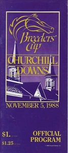 1988 - Breeders Cup @ Churchill Downs program in UNUSED, MINT Condition - Picture 1 of 1
