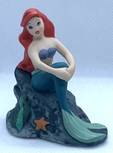 Disney The Little Mermaid Ariel Ceramic Figurine 2.75" Tall Made In China - Picture 1 of 10