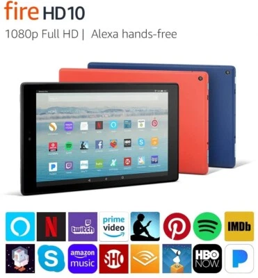 Amazon Fire HD 10 7ª Generación con Alexa Pantalla de 10.1 Pulgadas 1080p Full HD Tu Elección Foto 1 de 4