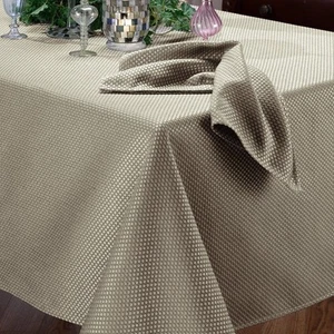 Benson Mills Prego Italian Waffle Weave Pattern Fabric Tablecloth Heavy Weight - Picture 1 of 21