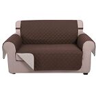 Loveseat Sofa Cover Reversible Couch Cover for Dogs with Elastic Straps Water...