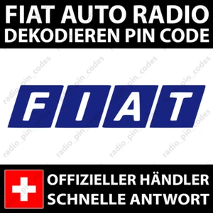 FIAT RADIO DEKODIEREN PIN CODE BLAUPUNKT BOSCH CONTINENTAL DAIICHI MOPAR VP1 VP2 - Bild 1 von 7