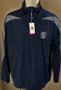 Antigua SAN DIEGO PADRES Baseball Club PULLOVER L NEW Desert Dry Xtra-Lite MLB - Picture 1 of 2