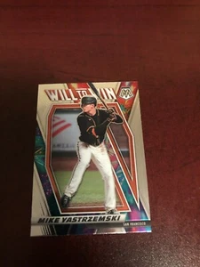 2021 Panini MOSAIC San Francisco Giants MIKE YASTRZEMSKI Will To Win card #WTW12 - Picture 1 of 2