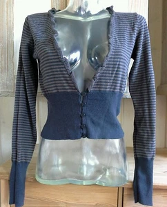 Liu Jeans by Liu Jo Strickjacke Oberteil geringelt Gr.S, TOP! - Bild 1 von 7