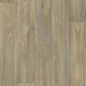 Driftwood Oak Wood Effect Vinyl Roll Cheap Bathroom Flooring 2 3 4 m Wide Lino - Picture 1 of 4