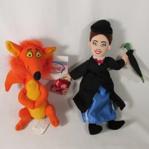Disney Store Mary Poppins & Fox 9" Bean Bag Plush Lot NWT - Picture 1 of 14