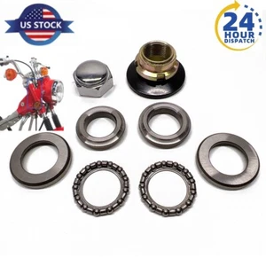 US Steering Stem Bearing Rebuild Kit For Honda Z50 SS50 S65 CL70 CT70 SL70 XL70 - Picture 1 of 8