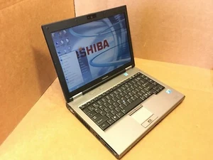 TOSHIBA TECRA M10 LAPTOP 14.1" CORE 2 2.4GHZ 2GB RAM 80GB HDD WINDOWS 7 PRO - Picture 1 of 9