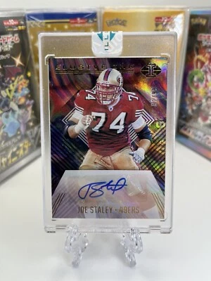 2020 Panini Illusions Elusive Ink Gold /99 Joe Staley #EI8 Auto San Francisco - Imagem 1 de 2