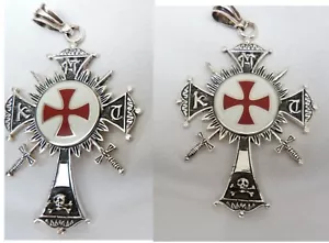 Ciondolo TEMPLARE del Cavaliere della Croce - Foto 1 di 2