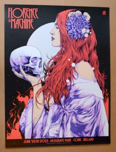 FLORENCE AND THE MACHINE - 2023 - CORK IRELAND - KEN TAYLOR- POSTER - MUSGRAVE - Picture 1 of 5