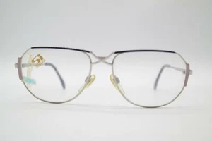 Gafas vintage Stepper SI 505 plata violeta rosa ovaladas montura NOS - Imagen 1 de 6