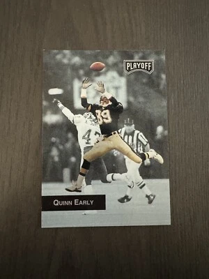 1993 Playoff Promo Inserts #3 QUINN EARLY New Orleans Saints Football Card - Image 1 of 2