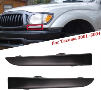 Juego de paneles de relleno de faros de rejilla de parachoques delantero para Toyota Tacoma 2001-2004 Foto 1 de 4