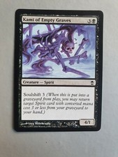 Kami of Empty Graves, MTG Saviors of Kamigawa (2005), Common Black Creature NM