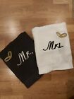 Personalised Embroidery Towels - Mr & Mrs