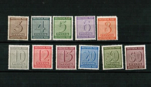 Lot Briefmarken West-Sachsen postfrisch Nr. 126X-135X + 137X (Konvolut Nachlass) - Bild 1 von 1