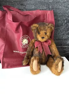 Charlie Bear STORYTELLER 17" Jointed Plush Teddy RETIRED Heather Lyell With Bag - Picture 1 of 9