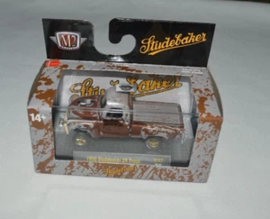 M2 MACHINES 2024 - S127 - 1950 STUDEBAKER R2 TRUCK BROWN AND GRAY RUSTY LOOK - Picture 1 of 4