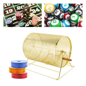 Tombola Trommel Lotterie Spinning Zeichnung Firmenfeiern Tombola Trommel 19*12*14,6 Zoll - Bild 1 von 11